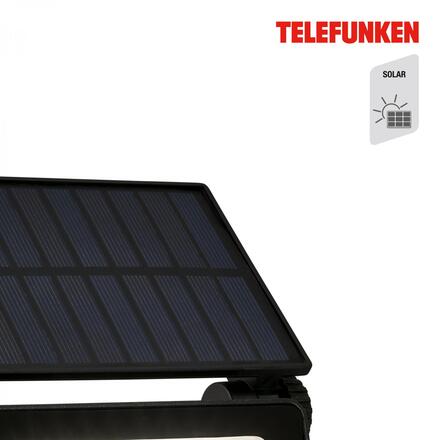 BRILONER TELEFUNKEN LED bodové svítidlo solární, pohybové čidlo, soumrakový senzor 322605TF