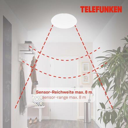 BRILONER TELEFUNKEN LED stropní svítidlo, pr. 40 cm, 20 W, bílé TF 601306TF