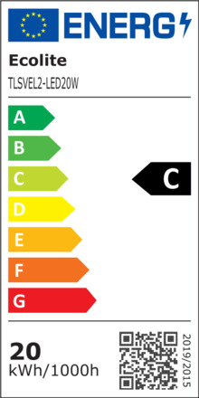 Ecolite Stmív. LED sv. 11-20W, max.3000lm, CCT, IP20 TLSVEL2-LED20W