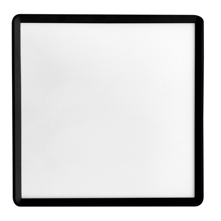 Ecolite LED svítidlo čtverec 40W 50cm CCT 4800lm IP40 černý lem W008S-CCT/40W/CR