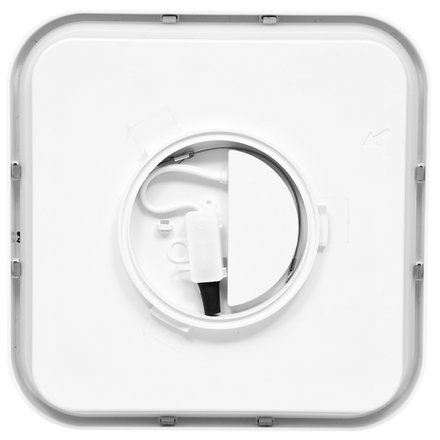 Ecolite LED stropní svítidlo 12W 1200lm 4000K IP44 bílý lem W3094-12W/BI