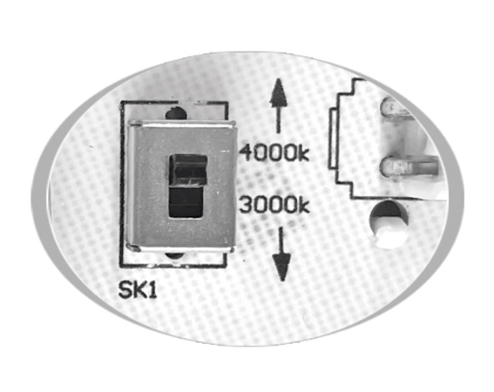 Ecolite LED stropní svítidlo 15W CCT 1650lm IP65 černá WMAT300-15W/CR