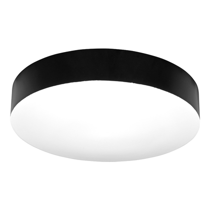 Ecolite LED svítidlo stropní kruh 50W 50cm 4250lm CCT IP44 černá WML500-CCT/50W/CR