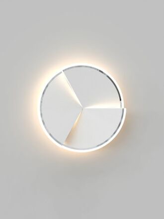 WOFI Nástěnné svítidlo Trapani 1x 40W LED 4700lm 3000K bílá + chrom 9036-108L
