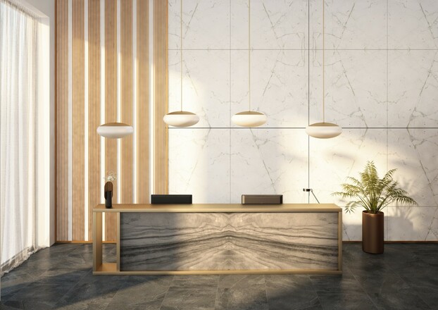 LUCIS závěsné svítidlo DAPHNE ZT 40W LED 3000K sklo argento dorato opál ZT.L1.D450.70M DALI2 DALI