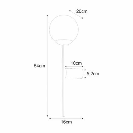 ZUMALINE 5001 ORBIT nástěnné svítidlo