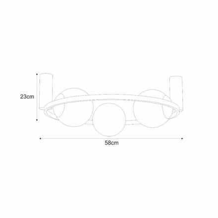 ZUMALINE 5008 ORBIT 3 stropní svítidlo