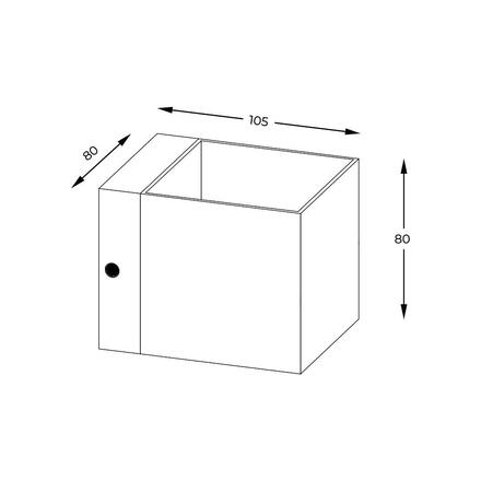 ZUMALINE Nástěnné svítidlo TRANSFER WL černá 90842