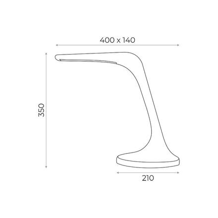 VÝPRODEJ VZORKU ZUMALINE Stolní pracovní lampa MODERNA 7010103