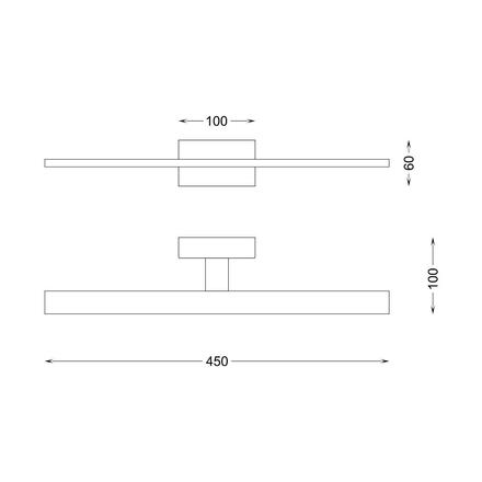 ZUMALINE RLB96473-1D ARBI nástěnné svítidlo zlatá