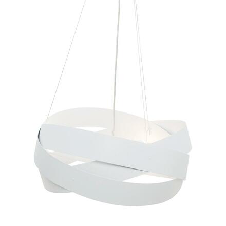 ZUMALINE 1117 závěsné svítidlo TORNADO 50 cm bílá