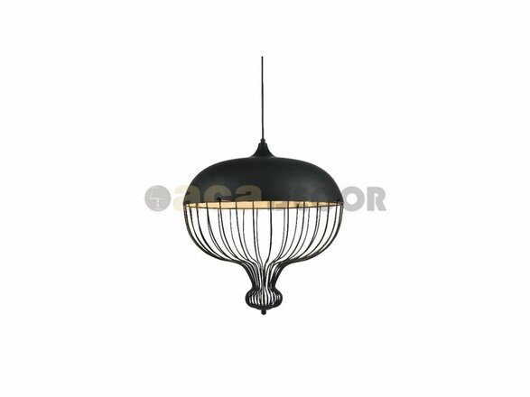 ACA Lighting Vintage závěsné svítidlo AD8040BK