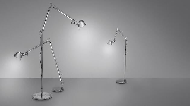 Artemide TOLOMEO LETTURA LED těleso alu. Bez podstavce A013100