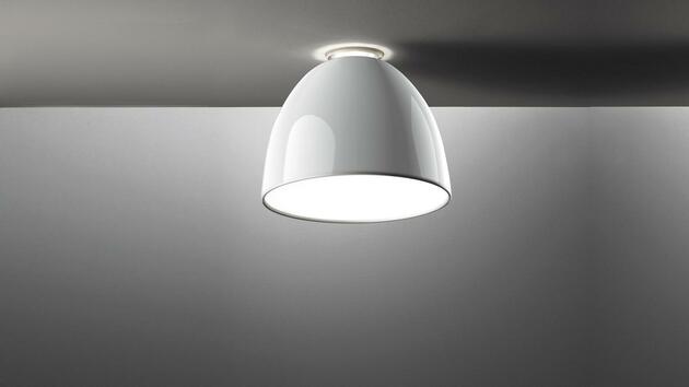 Artemide NUR MINI GLOSS stropní halogen 150W bílá A245500