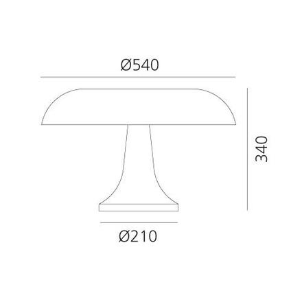 Artemide NESSO bílá 0056010A