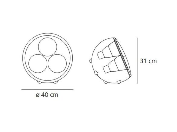 Artemide Yang LED - Bluetooth 0324010APP