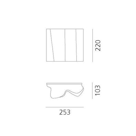 Artemide LOGICO MINI nást. žárovk. 1X75W 0395030A