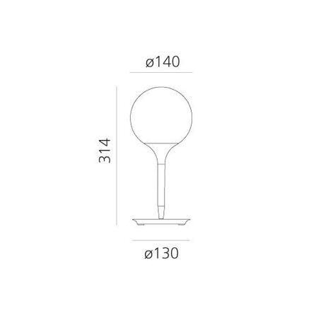 Artemide Castore stolní lampa 14 1044110A