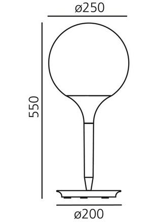 Artemide CASTORE stolní 250 1050010A