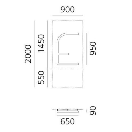 Artemide Alphabet of Light - velké písmeno E 1201E00A