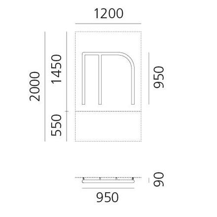 Artemide Alphabet of Light - velké písmeno M 1201M00A