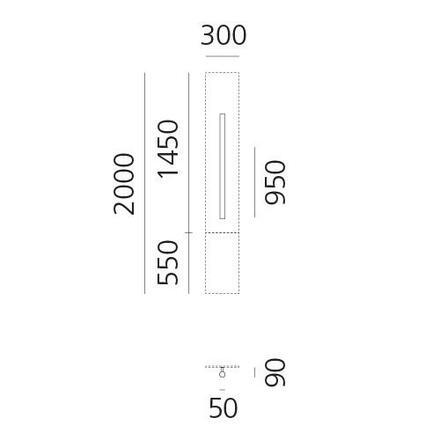 Artemide Alphabet of Light - malé písmeno l 1202l00A