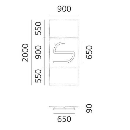 Artemide Alphabet of Light - malé písmeno s 1202s00A