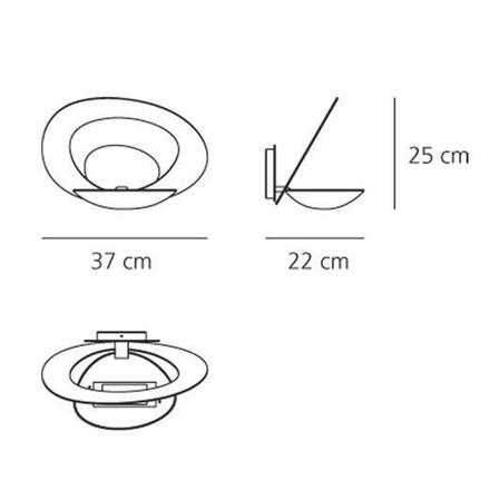 Artemide PIRCE nást. halogen bílá 1240010A