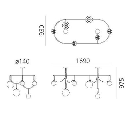 Artemide nh S5 Elliptic 1279010A