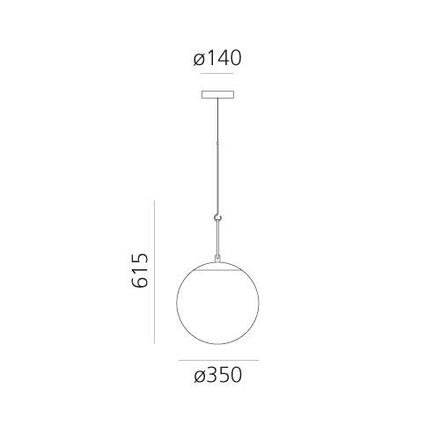 Artemide nh 35 závěsné 1283010A