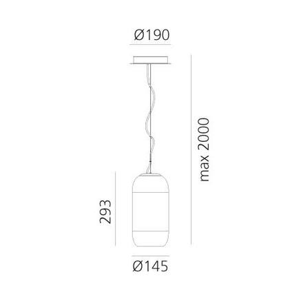 Artemide Gople Mini závěsné - bílá 1406020A