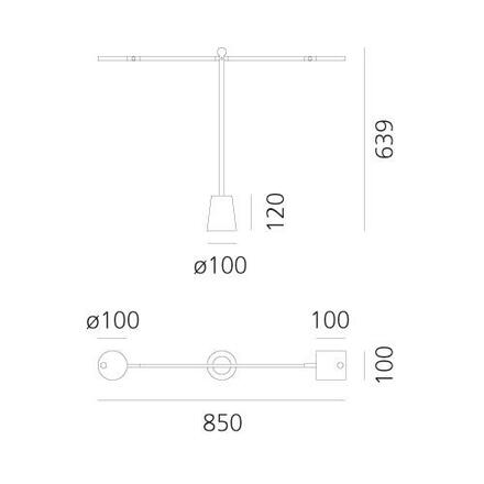 Artemide EQUILIBRIST LED T černá 1442010A