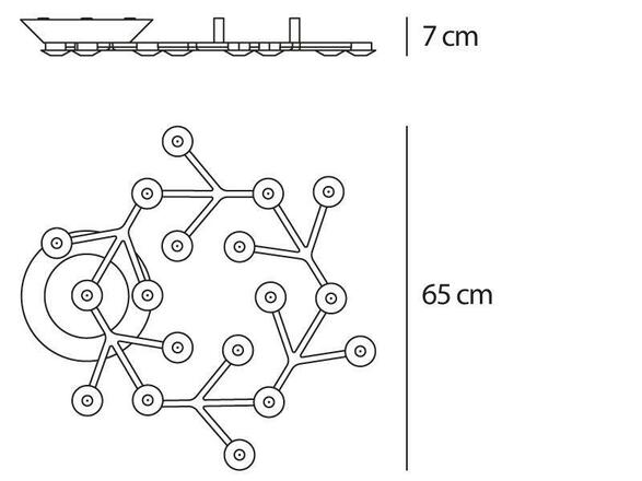 Artemide Led Net - stropní - Bluetooth 1594050APP