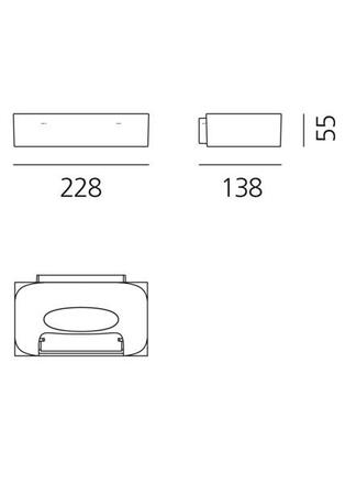 Artemide Melete nástěnné bílá LED 2700K 1633W10A