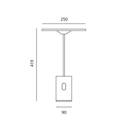 Artemide SISIFO LED T bílá 1732020A