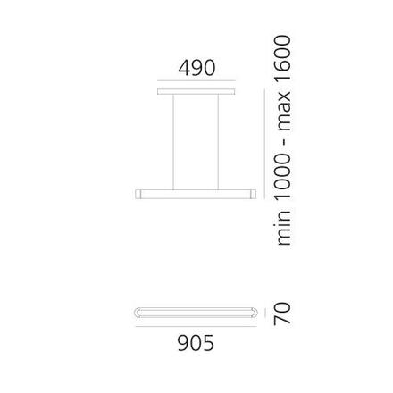 Artemide TALO 90 LED S bílá 1921010A