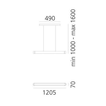 Artemide TALO 120 LED S stmív. bílá 1924010A