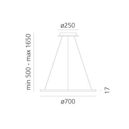 Artemide Discovery závěsné - černá - Bluetooth 1999130APP