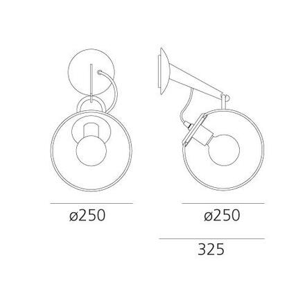 Artemide MICONOS nást. 25 A020100