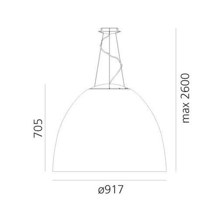 Artemide Nur Acoustic - šedá A243700