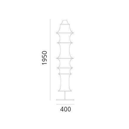 Artemide Falkland stojací lampa - tělo lampy DS2040BAR00