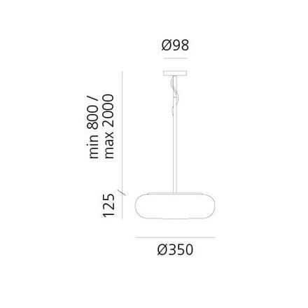 Artemide Itka 35 závěsné DX0060A10