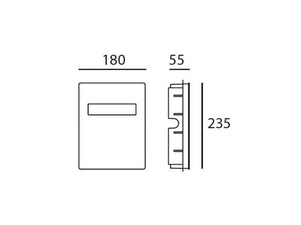 Artemide Nuda zapuštěné rez T083510