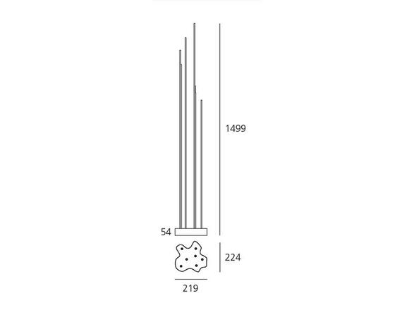 Artemide Reeds IP67 T087400