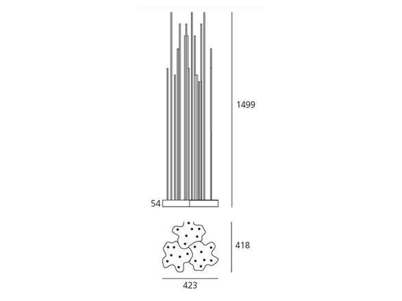 Artemide Reeds IP67 Triple T087700