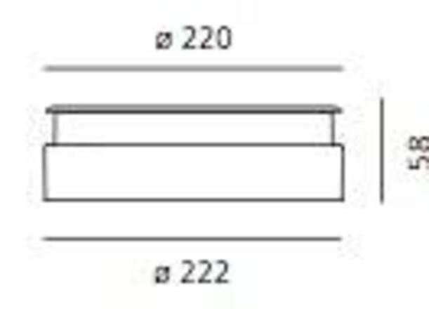 Artemide Ego 220 Flat pochozí ocel EL  3000K kruh T40014ELPTW00