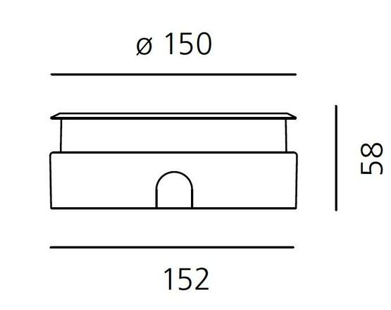 Artemide Ego 150 Flat sklo pochozí EL 3000K čtverec T40018ELPTW00