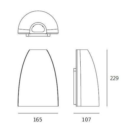 Artemide Molla šedá / bílá T4190NLW00