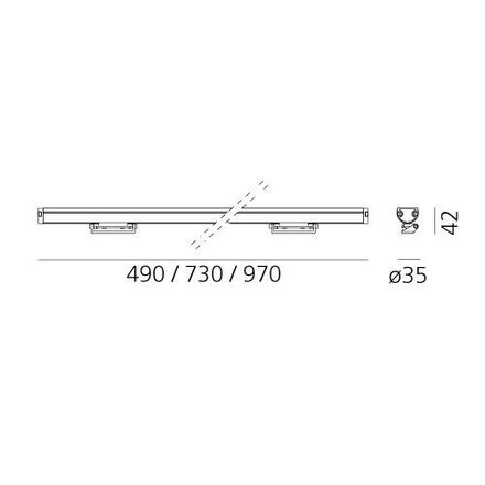 Artemide Spike 24W - 13d 3000K T430110W00