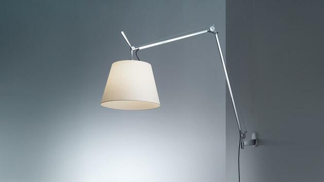 Artemide Tolomeo Mega nástěnná, stolní a stojací lampa LED 2700K - se stmívačem na těle lampy - hliník - tělo lampy bez základny a stínítka 0761W10A